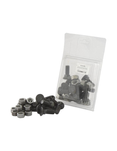 Tornillo Redondo Cuello Cuadrado - M12 x 35mm,...