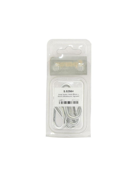 Mosqueton, Ø gancho5mm x 50mm