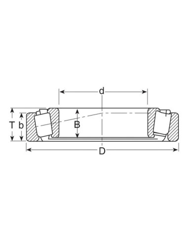 Sparex Rodamiento Rodillo (32012)