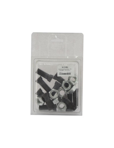 Tornillo Redondo Cuello Cuadrado - M14 x 39mm,...