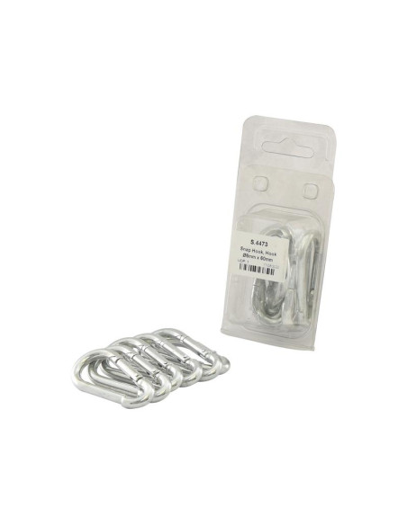 Mosqueton, Ø gancho6mm x 60mm