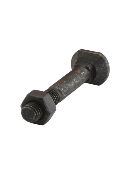 Tornillo Y Tuerca Cabeza Cuadrada - M12 x 80mm, Resistencia a la tracción 12.9 (25 pzas. Caja)