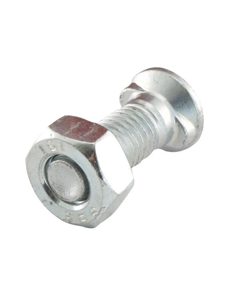 Tornillo Y Tuerca Cabeza Redonda - M10 x 40mm, Resistencia a la tracción 8.8 (25 pzas. Caja)