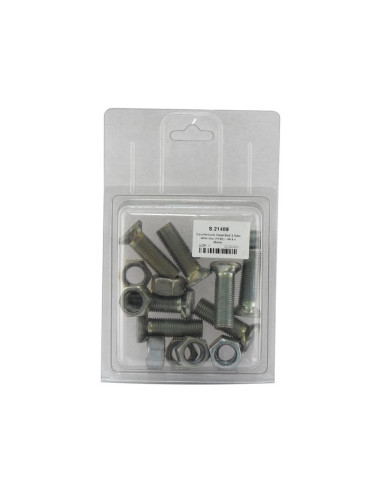 Tornillo Y Tuerca Cabeza Redonda - M14 x 45mm,...