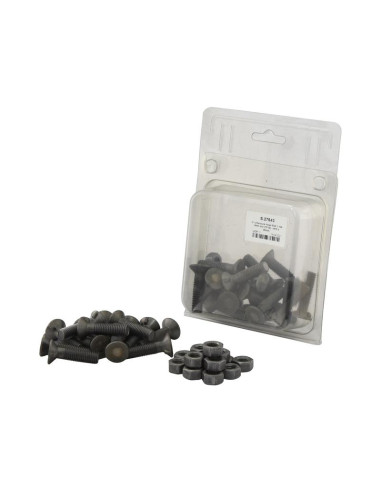 Tornillo y Tuerca con Tetón - M10 x 40mm,...