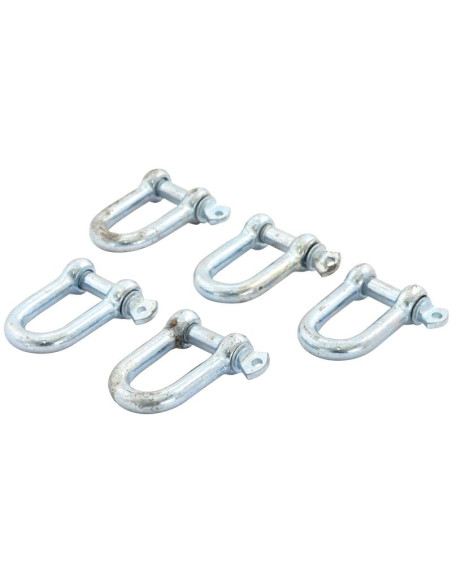 Grillete D Con Tornillo, Ø pasador10mm x 18mm Anchura de mordaza