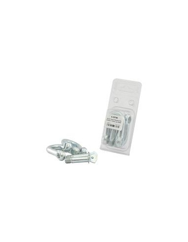 Grillete D Con Tornillo, Ø pasador10mm x 18mm Anchura de mordaza (2 pzas. Blister)