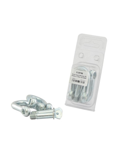 Grillete D Con Tornillo, Ø pasador10mm x 18mm...