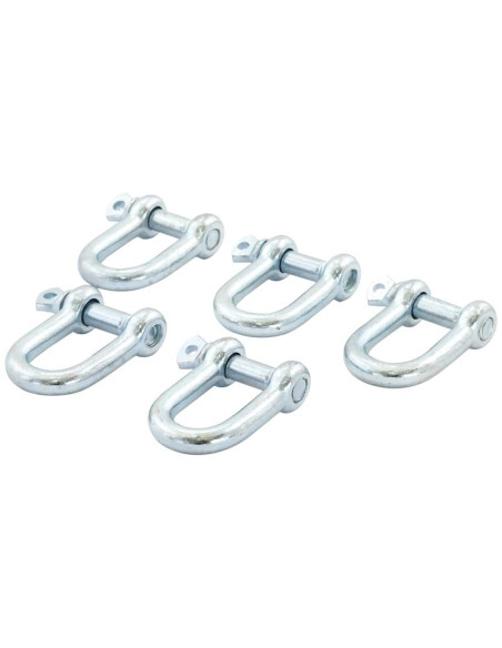 Grillete D Con Tornillo, Ø pasador11mm x 20mm Anchura de mordaza