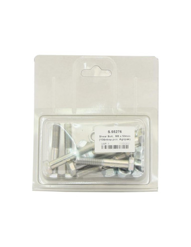 Tornillo Segur, M8 x 50mm (10 pzas. Blister)