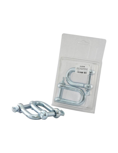 Grillete D Con Tornillo, Ø pasador12mm x 24mm...