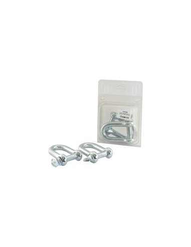 Grillete D Con Tornillo, Ø pasador16mm x 30mm Anchura de mordaza (2 pzas. Blister)
