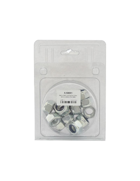 Autoblocante, Tamaño: M14 x 2.00mm (Din 985) Metric Coarse