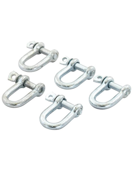 Grillete D Con Tornillo, Ø pasador5mm x 11mm Anchura de mordaza