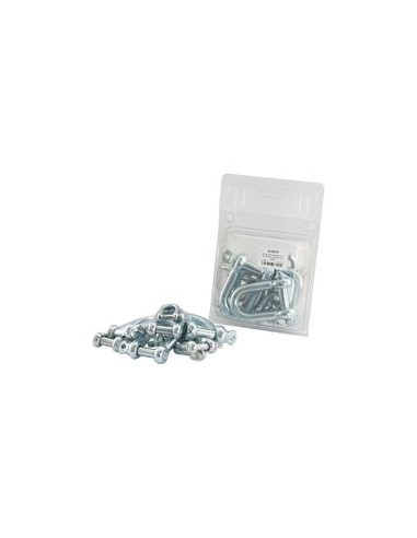 Grillete D Con Tornillo, Ø pasador6-13mm x 12-24mm Anchura de mordaza (10 pzas. Blister)
