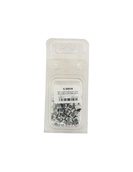 Autoblocante, Tamaño: M6 x 1.00mm (Din 985) Metric Coarse