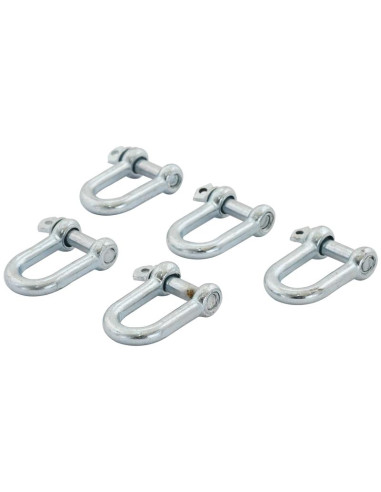 Grillete D Con Tornillo, Ø pasador8mm x 16mm...