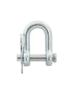 Grillete D, Ø pasador10mm, Anchura de mordaza: 18mm