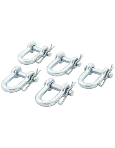 Grillete D, Ø pasador10mm, Anchura de mordaza:...