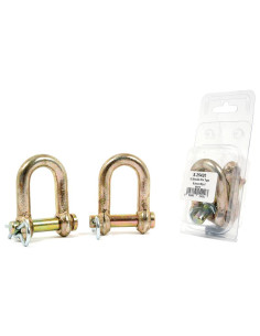 Grillete D, Ø pasador10mm, Anchura de mordaza: 18mm 2