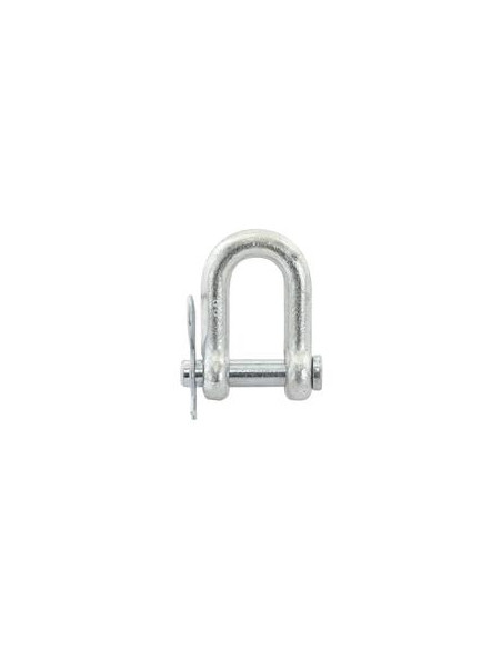 Grillete D, Ø pasador11mm, Anchura de mordaza: 22mm