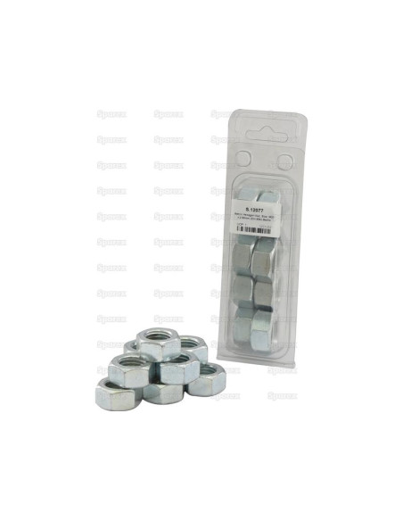 Tuerca Hexagonal Métrica, Tamaño: M20 x 2.50mm (Din 934) Metric Coarse