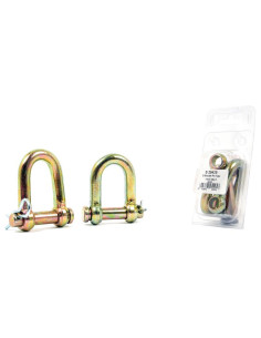 Grillete D, Ø pasador11mm, Anchura de mordaza: 22mm 2