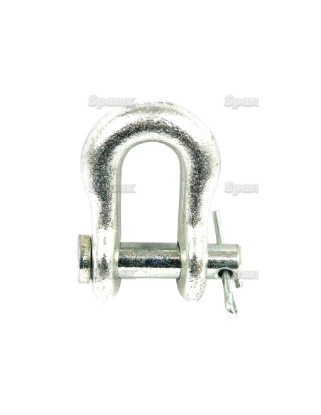 Grillete D, Ø pasador12mm, Anchura de mordaza: 18mm