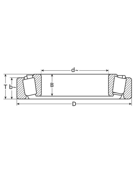 Sparex Rodamiento Rodillo (355X/352)