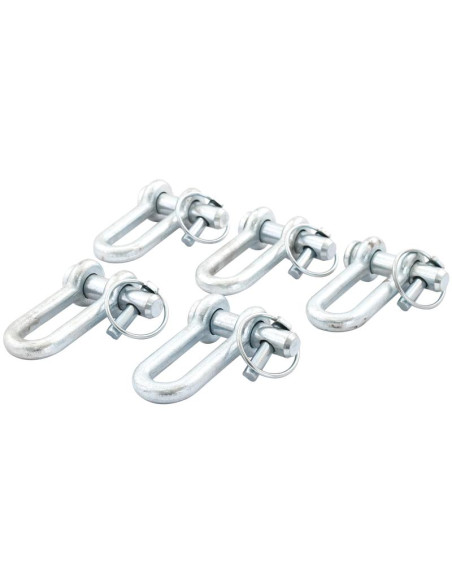 Grillete D, Ø pasador19mm, Anchura de mordaza: 21mm