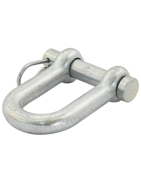 Grillete D, Ø pasador19mm, Anchura de mordaza: 48mm