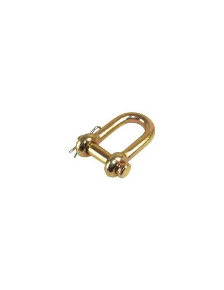 Grillete D, Ø pasador8mm, Anchura de mordaza: 13mm