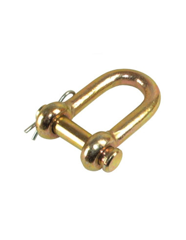 Grillete D, Ø pasador8mm, Anchura de mordaza: 13mm