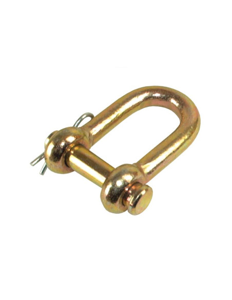 Grillete D, Ø pasador8mm, Anchura de mordaza: 13mm