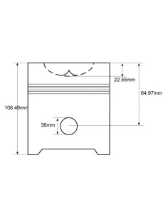 Conjunto de pistón y arandela 2