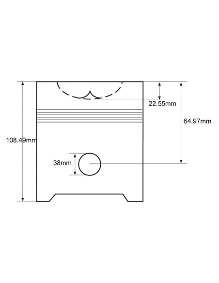 Conjunto de pistón y arandela
