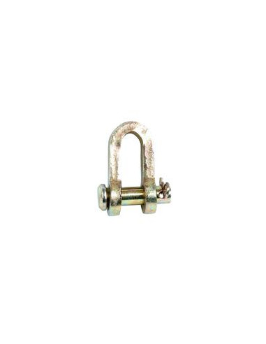 Grillete D, Ø pasador9mm, Anchura de mordaza: 11mm