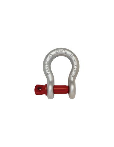 Grillete de anclaje con pasador de tornillo G209 - SWL: 1/3T, Tamaño: 3/16'' (5 pzas.)