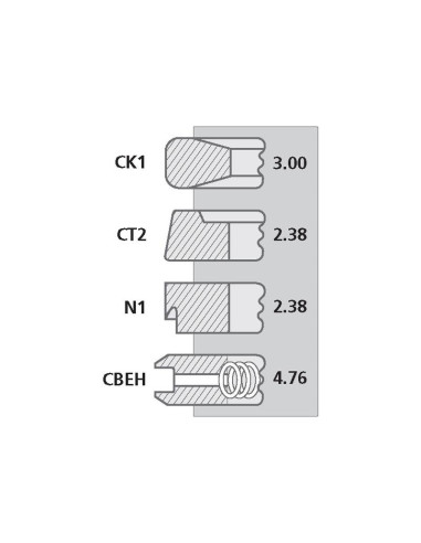 Juego Anillo Pistón +0.030'' (0.75mm)