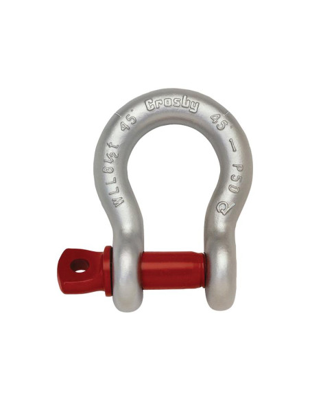 Grillete de anclaje con pasador de tornillo G209 - SWL: 1/3T, Tamaño: 3/16'' (5 pzas.)