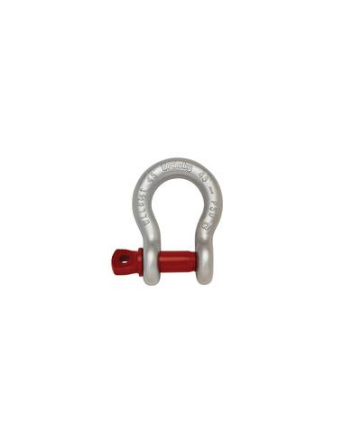 Grillete de anclaje con pasador de tornillo G209 - SWL: 17T, Tamaño: 1 1/2'' (1 pza.)