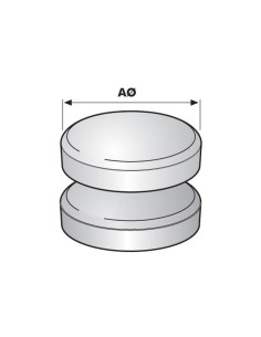 Tapa Expansión - 3/4'' (Cup Tipo - Acero Templado) 2