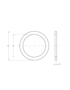 Sparex Reten - Seccion Cuadrada 25.00 x 28.00 x 2.00mm 2