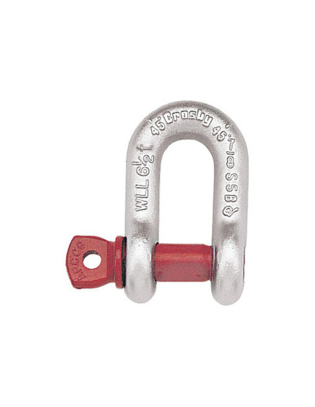 Grillete de cadena con pasador de tornillo G210 - SWL: 1T, Tamaño: 3/8'' (4 pzas.)