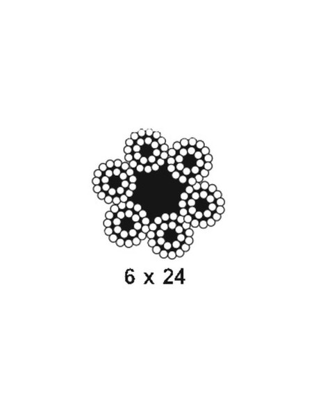 Cable - No Aptos Para Elevación - Acero, Ø12mm x 110M