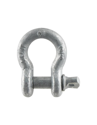 Grillete Lira Con Tornillo, Rated: 1T (2200lbs)