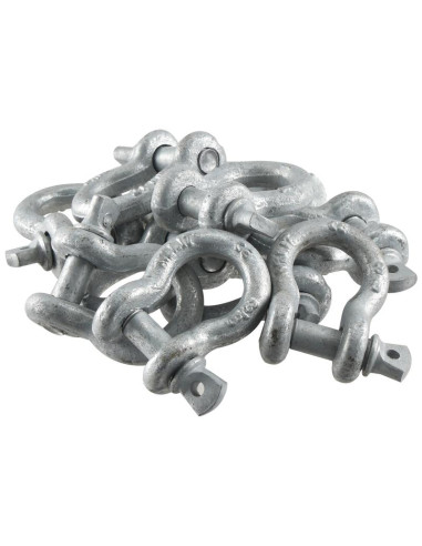 Grillete Lira Con Tornillo, Rated: 1T (2200lbs)