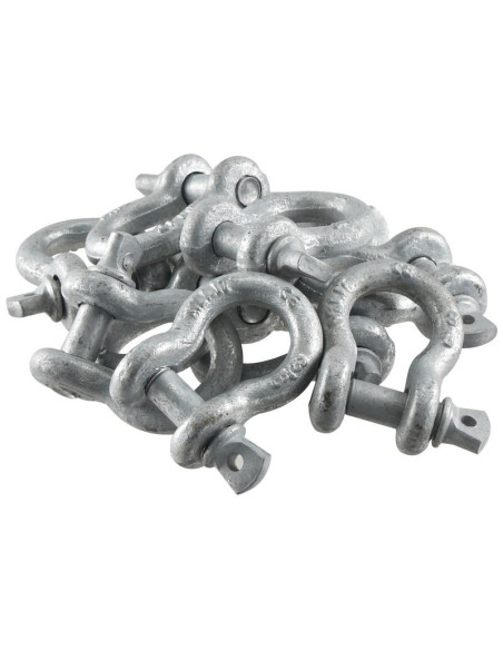 Grillete Lira Con Tornillo, Rated: 1T (2200lbs)