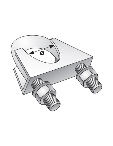 Abrazadera Silencioso - Ø: 26mm