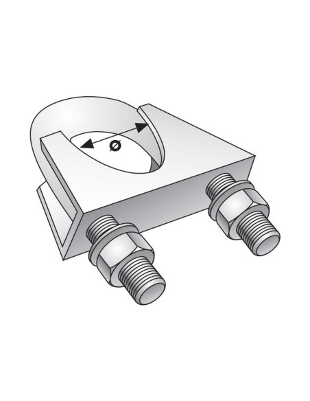 Abrazadera Silencioso - Ø: 26mm